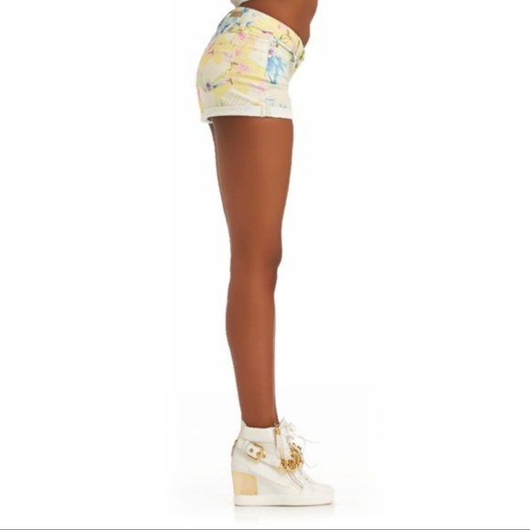 Nicki Minaj Multicolor Floral Shorts Size 9/10 - Picture 2 of 10